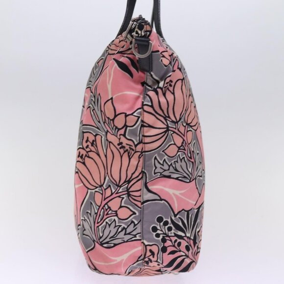 PRADA Tote Bag Nylon Pink Auth - Picture 4 of 16